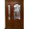 Quality Special Shape Triple Glazed Door Insert Patina Caming For Wooden Doors for sale