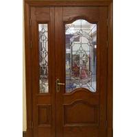 Quality Special Shape Triple Glazed Door Insert Patina Caming For Wooden Doors for sale