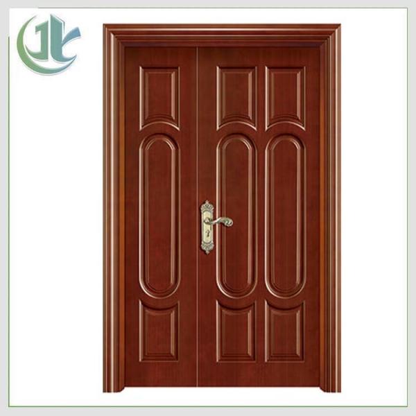 Quality Home Style WPC Double Composite Doors ,  Unequal Soundproof Double Doors for sale