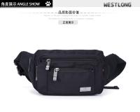 China 2016 Wholesale Casual Nylon Waist Pack Outdoor Sports 8 Zippers Organizer Waist Bags factory
