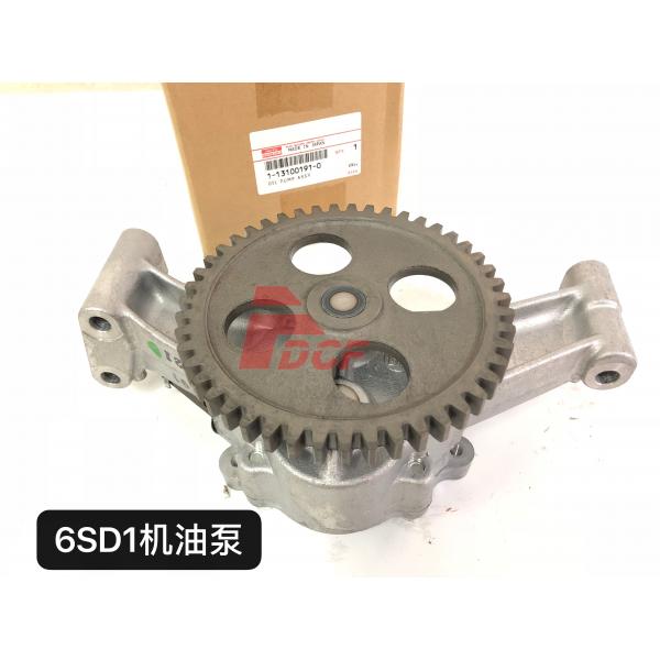 Quality 6SD1 Engine Oil Change Pump 1-13100191-2 For Isuzu Excavator Forget Engine Parts for sale