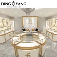 China Brushed Stainless Steel Jewelry Shop Interior Design With Custom Color Size factory