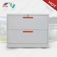 China office filing cabinet with drawer,3 section slideway,fully open,white color,KD structure for sale