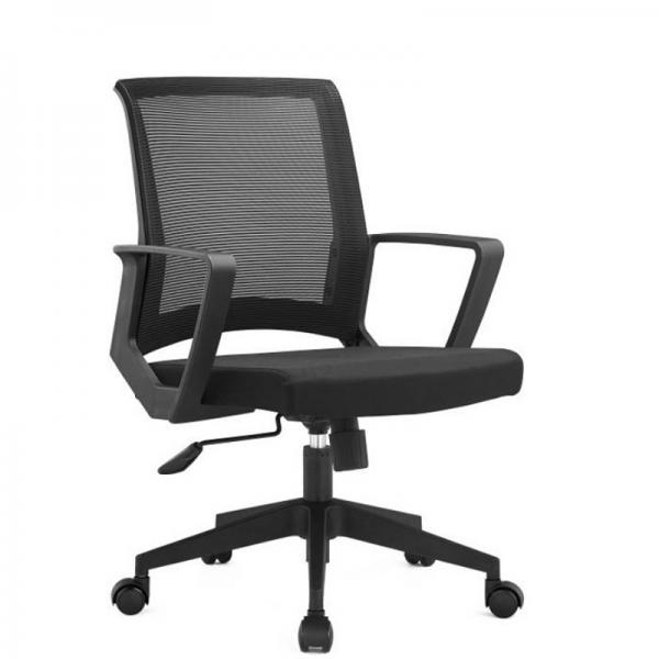 Quality Modern Ergonomic Conference Furniture Mid Back Manager Fabric Mesh Swivel Visitor Chairs for sale