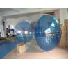 China Blue Transparent Inflatable Water Roller Balls for Kids Inflatable Pool factory