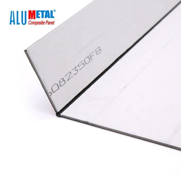 Quality Dibond 3mm PVDF Aluminum Composite Panel Acp Mirror Sheet Anodized Surface For Advertising for sale