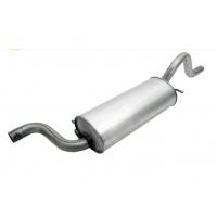 China Oval Aftermarket Ss409 Universal Exhaust Muffler Assembly factory