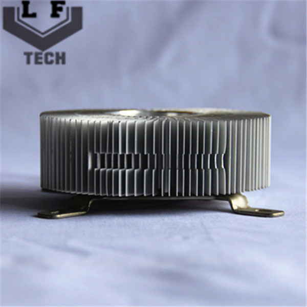 Round Fin Aluminum Extrusion Heat Sinks For Cpu Cooler For