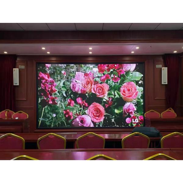 Quality HD Advertising Indoor LED Display Screen Full Color 16bit Brightness for sale