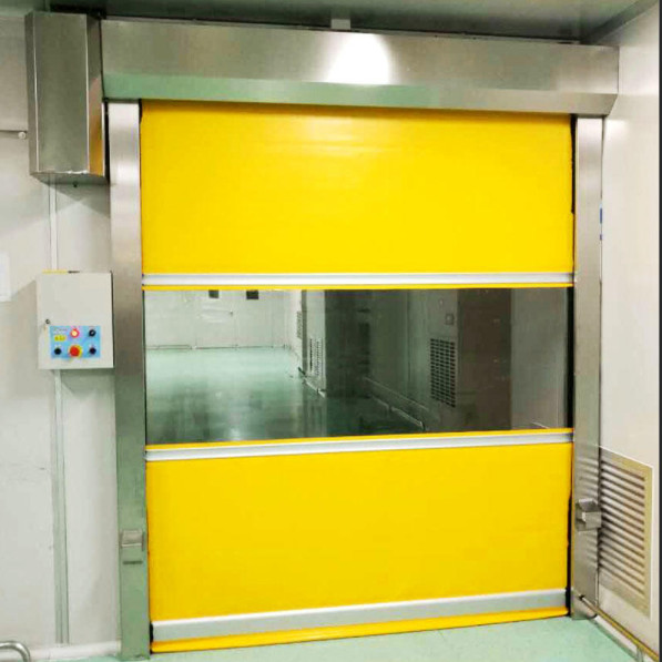 Quality SS Fast Acting Roller Shutter Doors Large Size Adjustable Opening Speed for sale