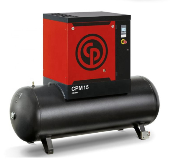 Quality CPM10 Single Phase Rotary Screw Air Compressor Chicago Pneumatic 7.5KW 64db(A) Noise for sale
