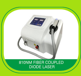 Quality Best laser hair removal machine with newest technology 810nm fiber coupled diode for sale
