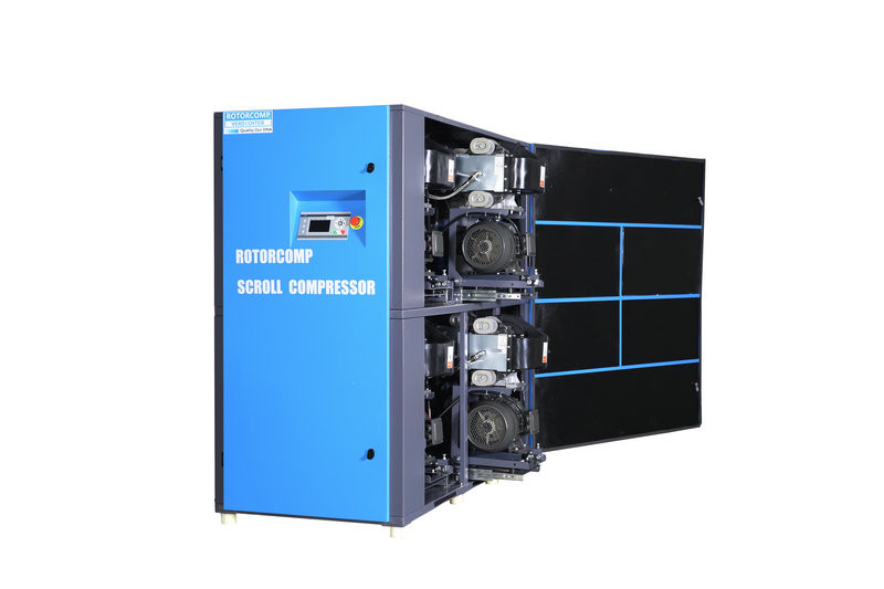 China 8 Bar Worm Drive Air Compressor / Customized Oil Less Mini Air Compressor factory