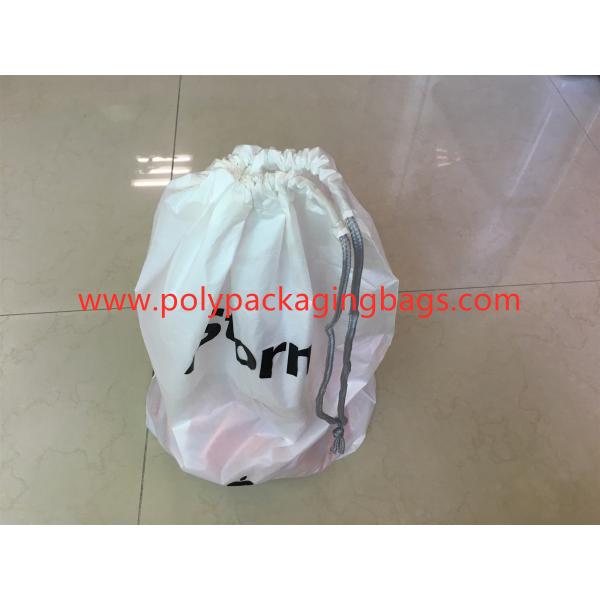 Quality Simple and elegant white cpe rope bag for general purpose packaging for sale