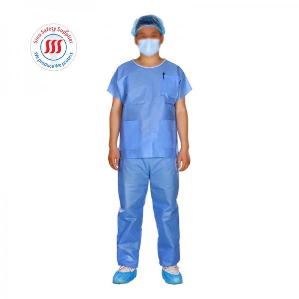 Quality Low Linting Lightweight Isolation Gown for sale