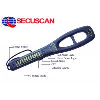 China 375mm ( L ) *75mm ( W ) * 35mm ( H ) Black Portable handheld body scanner for police security checking for sale