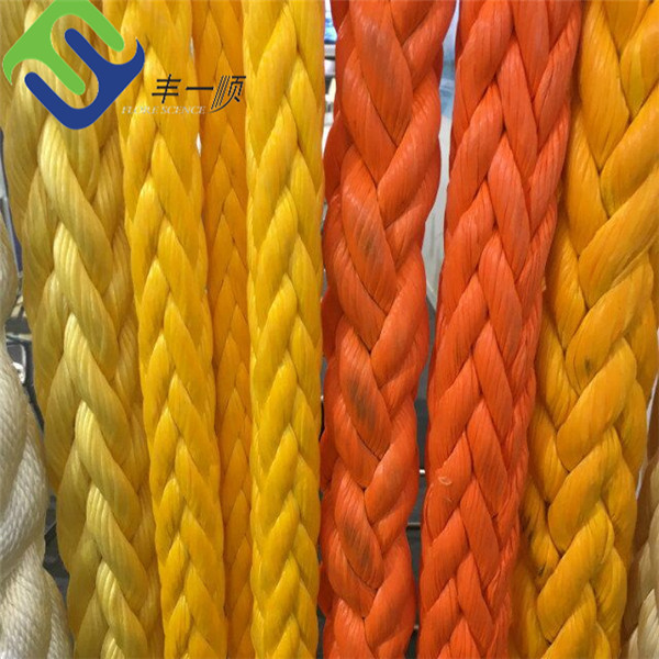 Quality UHMWPE Synthetic Winch Line Towing Sling 12 Strand HMPE Mooring Lines for sale