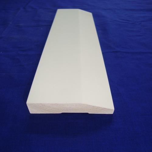 Quality Moisture Resistant Interior Door Stop Molding , White Baseboard Trim for sale