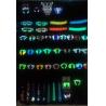 China Ledes Party Holiday or other festival Voice activated Breathable light up music led/el mask for Parties Fashion Mask factory