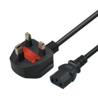 China Multipurpose Round UK Power Cord 3 Pin 110v Power Cable High Performance factory