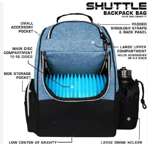 Quality Outdoor Unisex Padded Snow Flake Frisbee Golf Bag for sale
