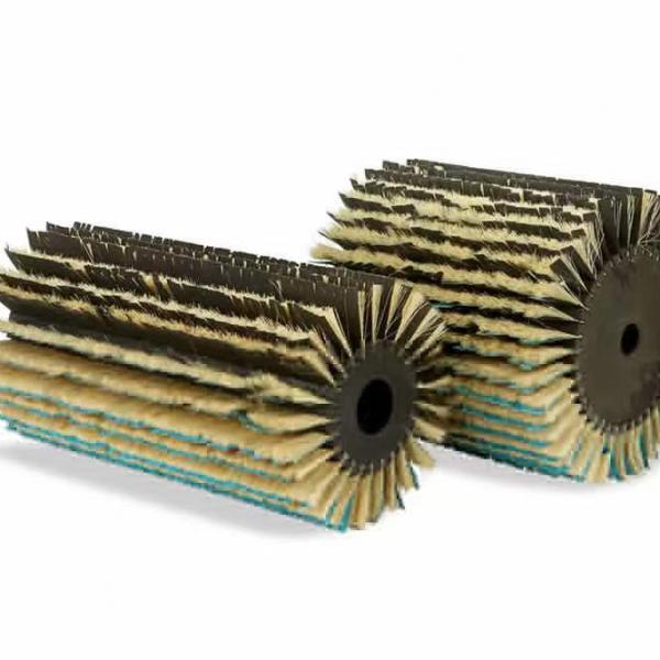 Quality Custom Sisal Sandpaper Metal Sanding Brush Head Roller For Wood Polishing for sale