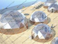 China Beach Transparent Geodesic Dome Tent Oem Waterproof With Floor Sytem factory