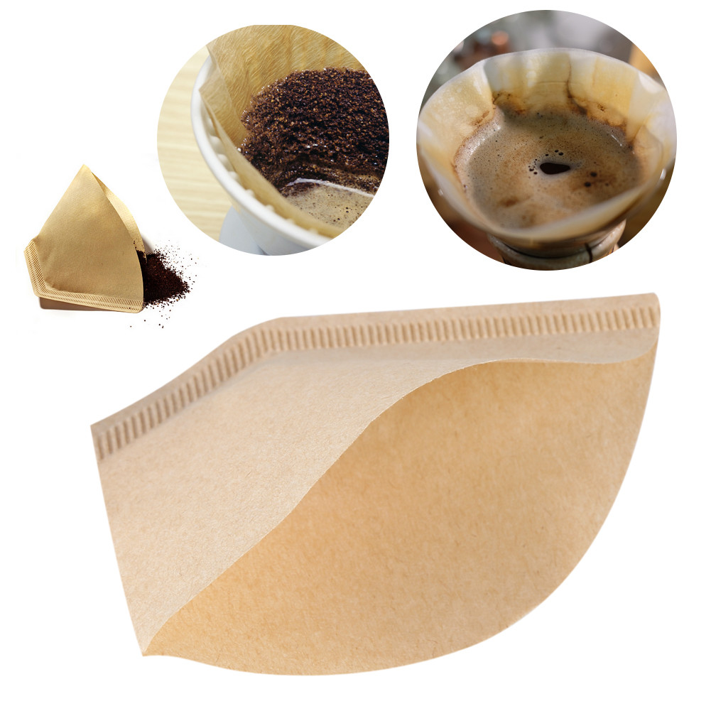 China Cone Shape Filter Coffee Filter Papers 1-4 Cup Food Grade factory