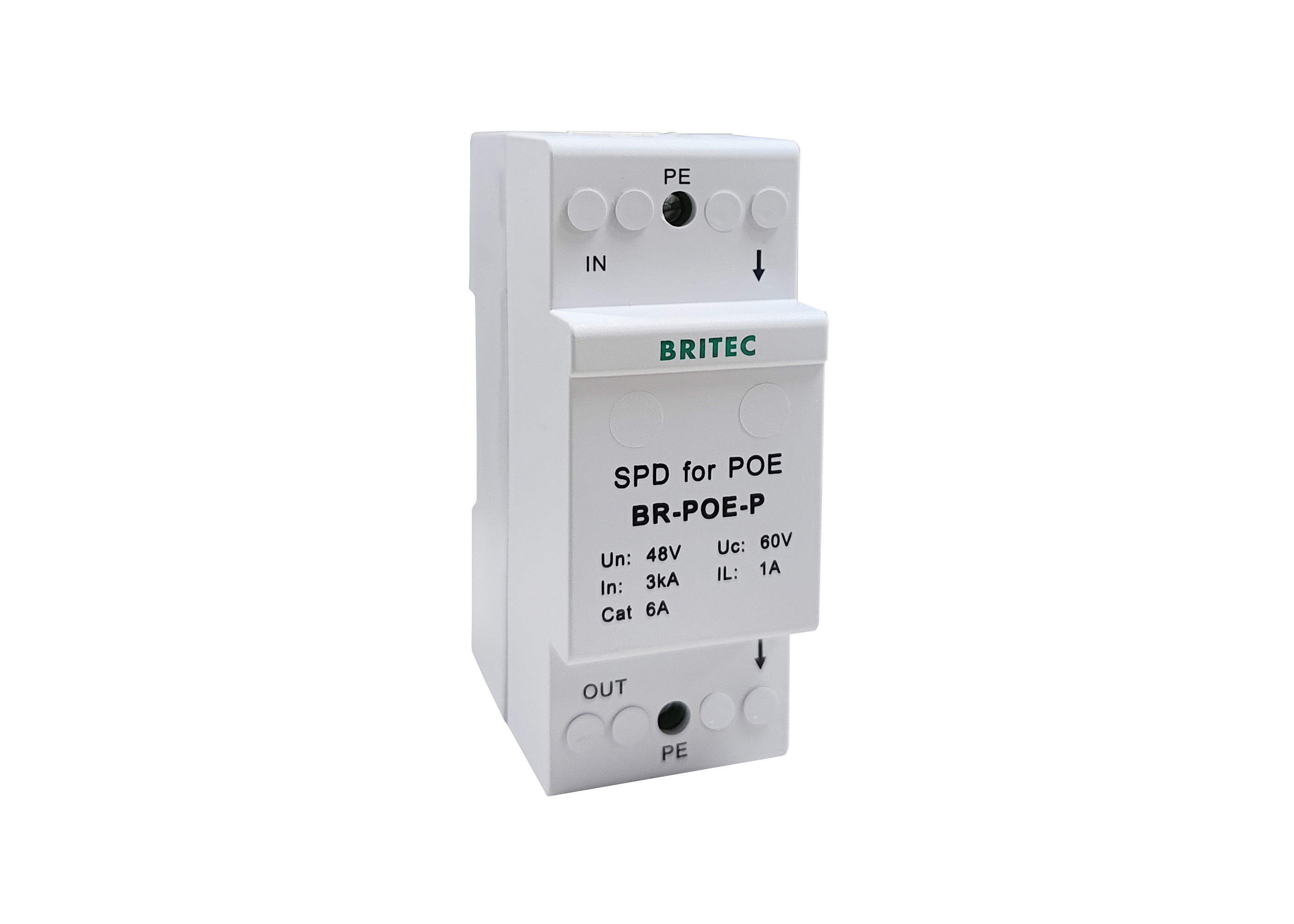 China Type2 P1 SPD for POE Network Surge Protection Signal Surge Protective Devices factory
