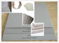 China Recycled Pulp Uncoated Laminated Grey Chipboard 700gsm - 1800gsm 1.5mm Thick Paper factory
