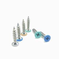 China Countersunk Color Paint Self Tapping Screw Furniture Painting ISO factory