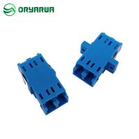 Quality One Piece Type Flange Flangeless LC Duplex Fiber Optic Coupler / Adapter for sale