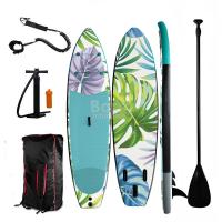 China Double Layer Inflatable SUP Board Drop Stitch PVC Stand Up Inflatable Surfboard for sale