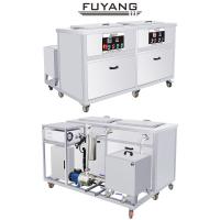 Quality 2400w SUS304 Solvent Industrial Engine Ultrasonic Cleaner 192Liter Can be for sale
