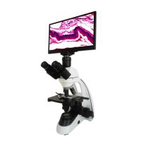 China Compound LCD Microscope For Living Blood Cell And Dead Blood Cell Analysis factory