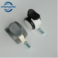 China Gray Universal Medical Casters Swivel Hospital Caster Wheels with Lock factory