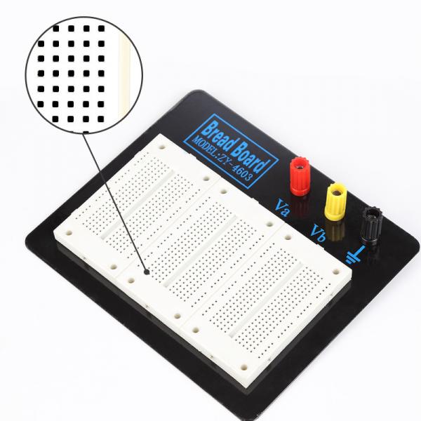 Quality Experimental White Soldered Breadboard Reusable Stainless Steel Board for sale