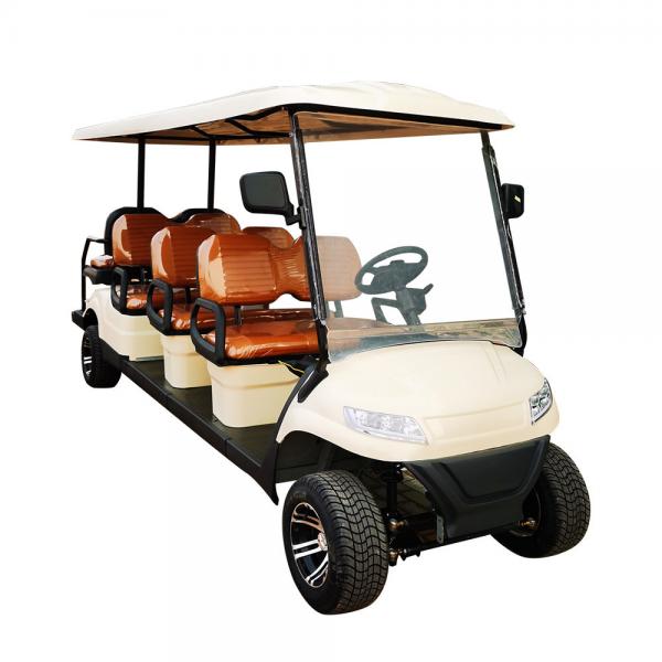 Quality 110v Electric 6 Seater Golf Cart 40mph High Efficiency With Lithium Battery for sale