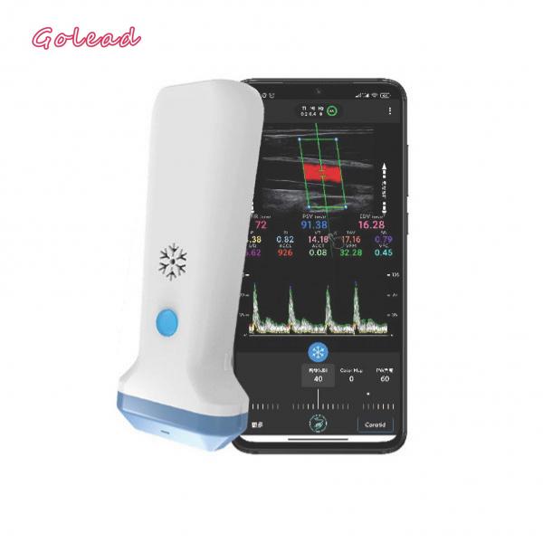 Quality 12MHz 3000mAh Wireless Probe Type Ultrasound Scanner For Iphone for sale