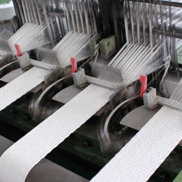 Quality 5cm 60mm 7cm Width TEST ISO9001 PP Woven Loops Cream 600D Webbing Sling Belts for sale