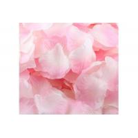 China pink fabric rose petals factory