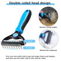 China Grooming Slicker PET Cleaning Brush Self Cleaning Dog Cat Comb factory