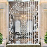 China 48 Inch Custom Wrought Iron Driveway Gate Classic Style Soundproof factory
