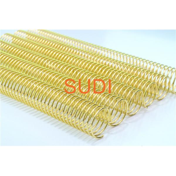 Quality 7/8'' 22.2mm 35 Ring A4 Length Metal Spiral Binding Coil For Text Book for sale