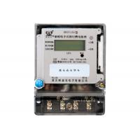 China High Accuracy Single Phase Smart Card Prepayment Digital Electronic Energy Meter for sale