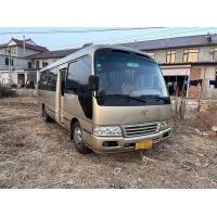 China Used Toyota Coaster Bus 30 Gasoline Fuel Mini Bus 3RZ Front Engine 2nd Hand Mini Bus for sale