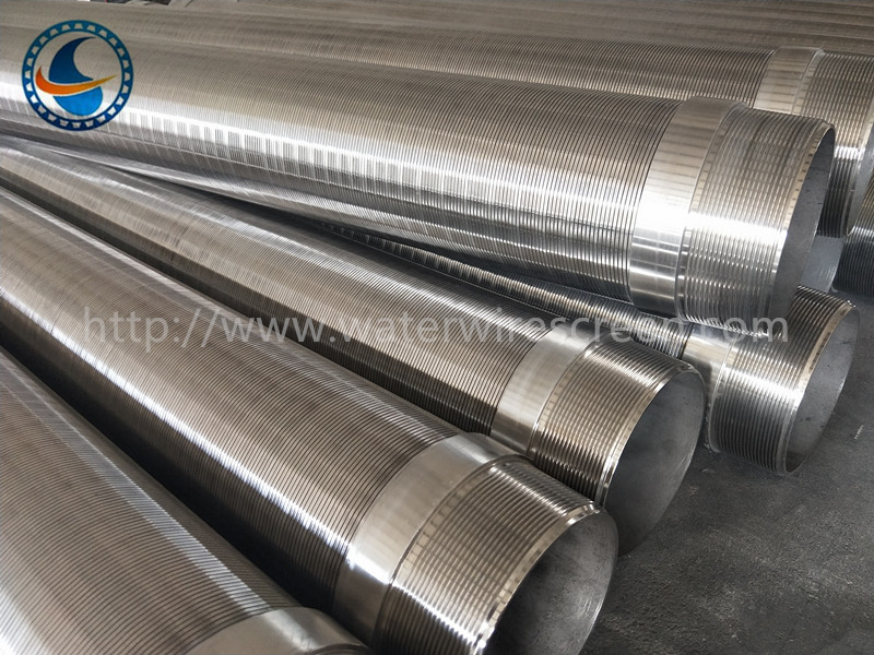 China Stainless Steel Johnson Wire Screen , Large Open Area Screen Tube for sale