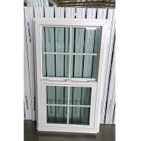 Quality Mobile UPVC Single Hung Window Plastic Sash Windows For Cottage for sale