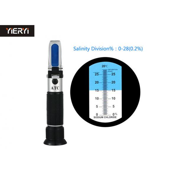 Quality 0-28% Salinity Specific Gravity Refractometer For Fruit Juices / Soft Drinks for sale
