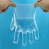 China Disposable Clear Polythene PE Gloves / Plastic Food Safe Cleaning Glove For Cooking factory